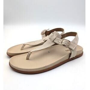 Blondo Niomi Slide Sandal Adjustable Ankle Strap Women's Sand Size US11M EU42